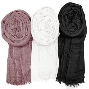 women scarf shawl for all season 3pcs scarve wrap scarve e.