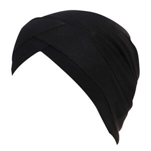 hijab cap under scarf black hijab undercap (hijab accessory), black
