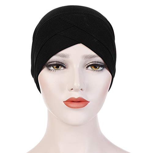 Hijab Cap Under Scarf Black Hijab Undercap (Hijab Accessory), Black