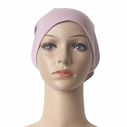 Modest Beauty Muslim Islamic Hijab Cap Under Scarf Shimmer Chemo Undercap 100% Cotton for Women