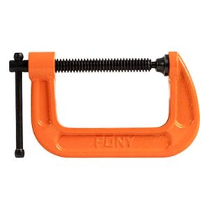 pony jorgensen 2630 3-inch c-clamp, orange