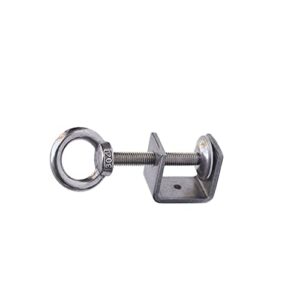 BOOHAO 2 pcs Stainless Steel C Clamp Tiger Clamp Wood Working Tools Welding Clamps G Clamp for Carpentry Woodwork Building (30 MM)