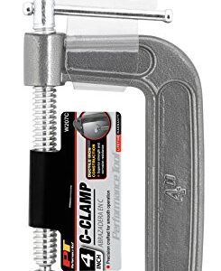 Performance Tool W207C "C" Clamp, 4", Malleable Iron