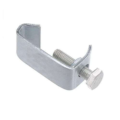 uxcell Galvanized Steel M10 G Clamp Duct Flange Clip for Rectangular Tube Connection 2 Pcs