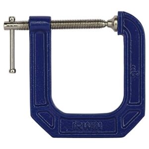 irwin tools quick-grip 100 series deep throat c-clamp, 2-inch by 3 1/2-inch throat (225123)