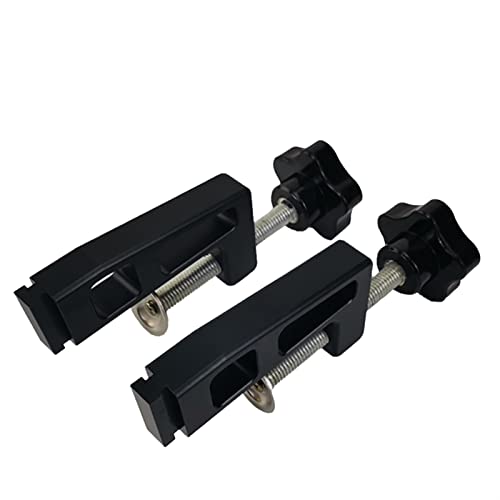 AYKONG 2PCS/Set 45/75MM Type Height Miter Track T-Track Backing Special Fixing Clip Fixture G Clamp for Workbench DIY Accessories Jig Accessories