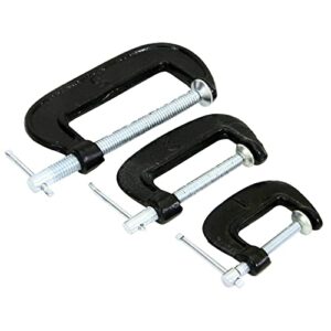rolson 14189 g-clamp set – 3 pieces