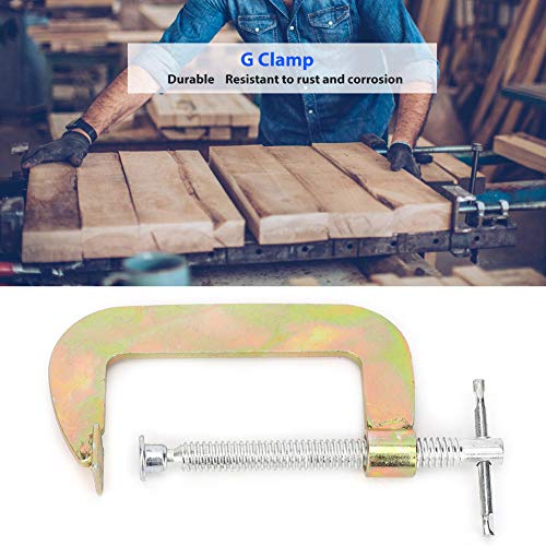 Woodwork G Clamp, Clamping Body Easy To Use G Clamp for Bonding Nailing Drilling for Welding Cutting And Bending(3in)