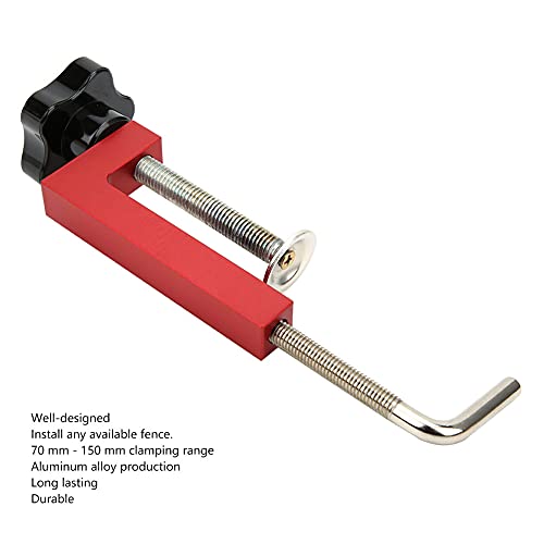 Woodworking Clamp, Rust Proof Universal G Clamp for Professional Manufacturing(Red)