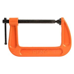 pony jorgensen 2650 5-inch c-clamp, orange