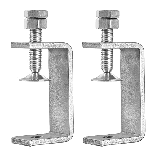 C Clamps Heavy Duty - Stainless Steel C Clamp for Crafts, Metal C Clamps With Screws, Welding Building Household Clamp Tools with Wide Jaw Openings