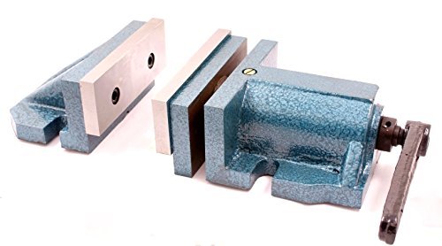 HHIP 3900-1728 2 Piece Quick Clamp Mill Vise, 8" Width x 4" Depth Jaw.5" Clamp (Pack of 1)