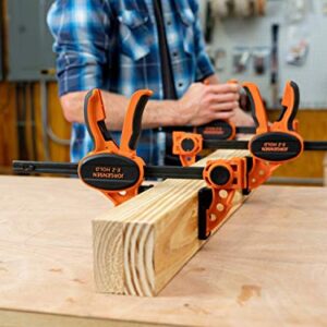 Pony Jorgensen 33406 ISD-3 6-Inch One-Handed Clamp, Orange