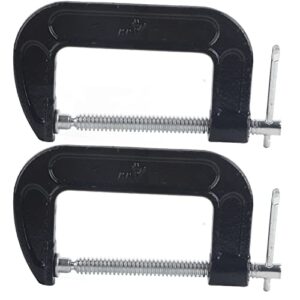 woodworking g clamp,2pcs g‑type c‑type malleable steel fixed industrial strength hardware tool