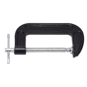 Pssopp Metal G Clamp, G Clamp Strong Clamping Force Rotating Handle for Hobbies Craft Work