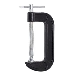 Pssopp Metal G Clamp, G Clamp Strong Clamping Force Rotating Handle for Hobbies Craft Work