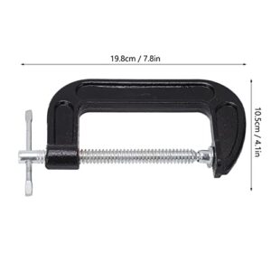 Metal G Clamp, High Torsion Metal Structure Rotating Handle Woodworking C Clamp for Home Induatry