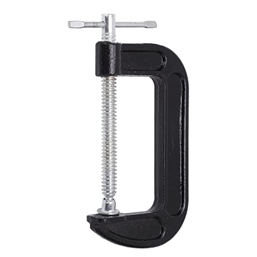 Metal G Clamp, High Torsion Metal Structure Rotating Handle Woodworking C Clamp for Home Induatry