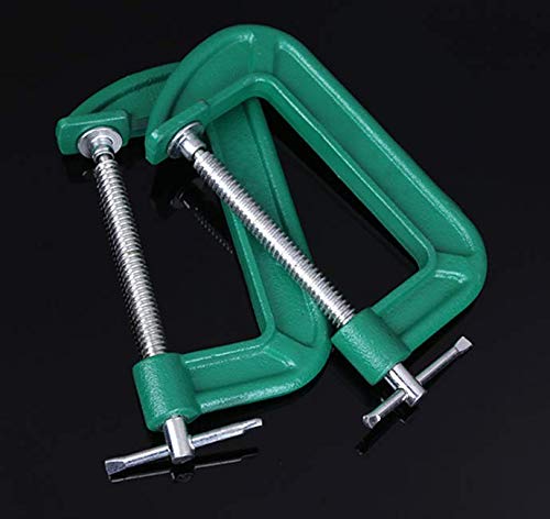 WOIWO 2 PCS Malleable G C Type Woodworking Clamp Manual Quick Fixing Clamp Clamp G Type Clamp C Type Clamp