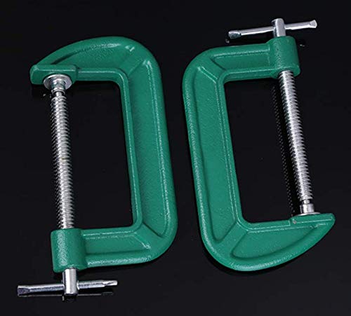 WOIWO 2 PCS Malleable G C Type Woodworking Clamp Manual Quick Fixing Clamp Clamp G Type Clamp C Type Clamp