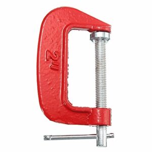 Wideskall® 2" x 1" inch Heavy Duty Malleable C Clamp (Pack of 10)