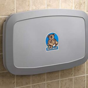 Koala Kare KB200-01 Horizontal Wall Mounted Baby Changing Station, Grey