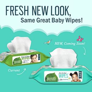 Seventh Generation Baby Wipes Sensitive Protection with Snap Seal Diaper Wipes 768 Count