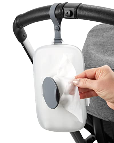 Skip Hop On-The-Go Wipes Dispenser, Grab & Go, Grey