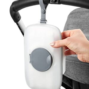 Skip Hop On-The-Go Wipes Dispenser, Grab & Go, Grey