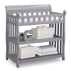 Delta Children Eclipse Changing Table with Changing Pad, Grey