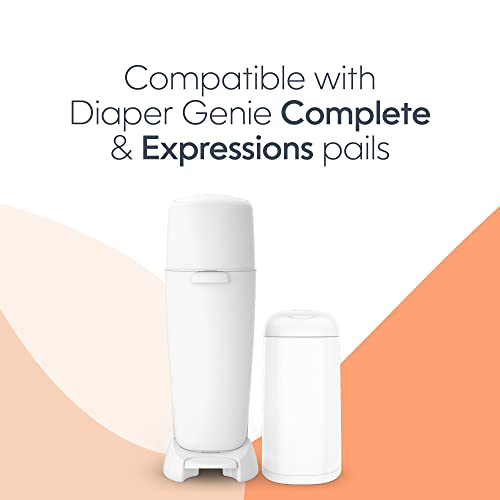 Diaper Genie Bags Refills 270 (Pack of 3) Clean Laundry Scent | Diaper Pail Refills with Max Odor Lock | Holds up to 810 Newborn Diapers