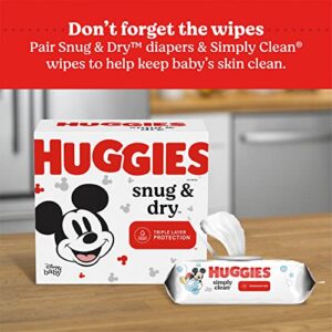 Huggies Snug & Dry Baby Diapers, Size 5 (27+ lbs), 156 Ct