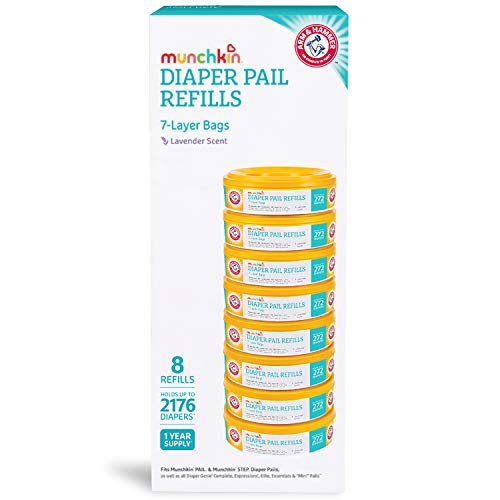 Munchkin® Arm & Hammer Diaper Pail Refill Rings, 2,176 Count, 8 Pack (272 Count each)