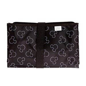 disney baby by j.l. childress full body portable changing pad for baby, mickey black , 19×30 inch (pack of 1)
