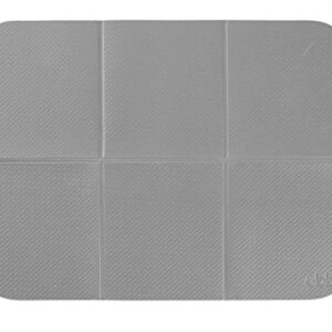 Ubbi Changing Mat, Soft and Comfortable, Easy to Clean and Carry on the go, Yoga-Mat Feel, Gray