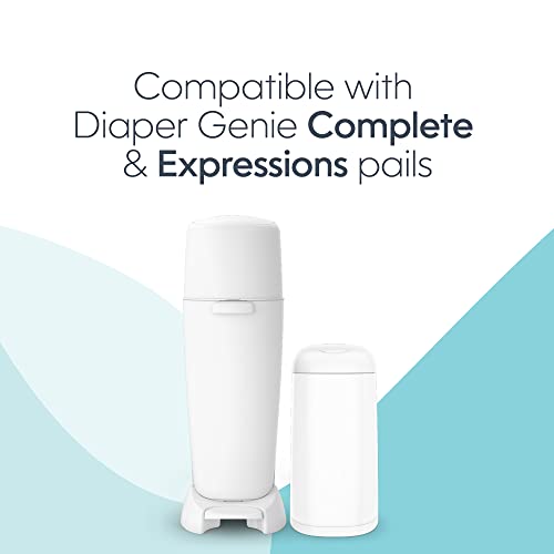 Diaper Genie Bags Refills 270 Count (Pack of 8) with Max Odor Lock | Holds Up to 2160 Newborn Diapers