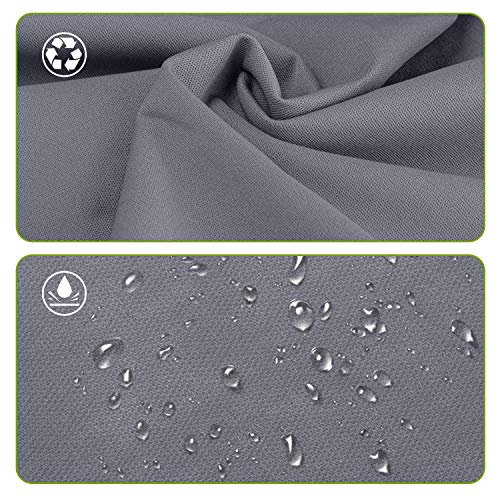 Teamoy Pail Liner for Cloth Diaper(Pack of 3), Reusable Diaper Pail Wet Bag with Drawstring, Fits for Dekor, Ubbi Diaper Pails, Gray +Gray Chevron+ Gray Chevron
