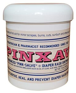 pinxav healing cream, fast relief for diaper rash, eczema, chafing, bed sores, acne, and minor cuts and burns (16 oz)