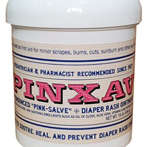 PINXAV Healing Cream, Fast Relief for Diaper Rash, Eczema, Chafing, Bed Sores, Acne, and Minor Cuts and Burns (16 OZ)