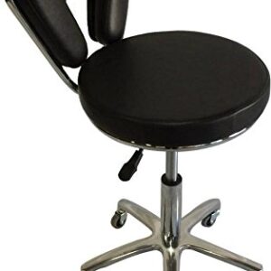 Stool Equipment Medical Chair Facial Beauty Salon Spa Tattoo (BLACK)