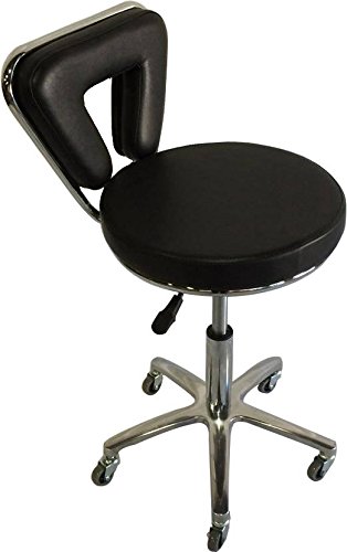 Stool Equipment Medical Chair Facial Beauty Salon Spa Tattoo (BLACK)