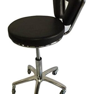 Stool Equipment Medical Chair Facial Beauty Salon Spa Tattoo (BLACK)