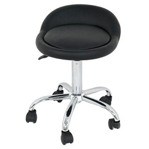 adjustable salon stool hydraulic saddle rolling chair tattoo facial massage spa