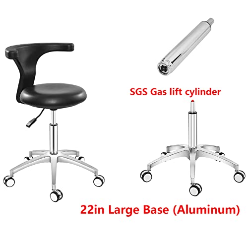 Ergonomic Home Office Desk Chair - with Lumbar Support Rolling Chair，Swivel Salon Chair ，Adjustable Dentist Chair Medical Stool for Drafting,Computer,Hospital,Clinic,Dentalhygienis,Home