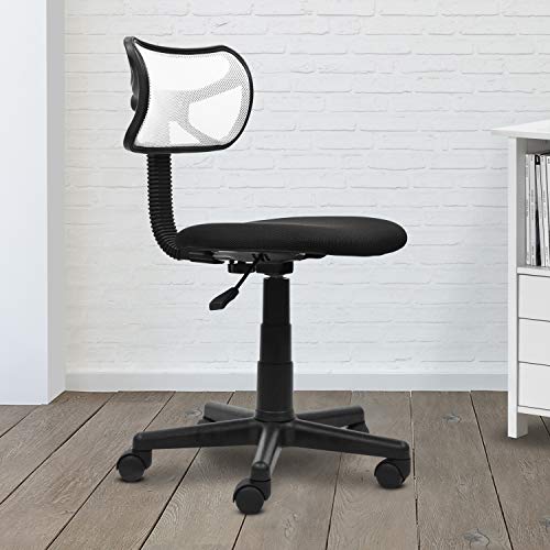 Student Mesh Task Office Chair. Color: White