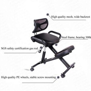 Kneeling Chairs Posture Helps Prevent Coccyx Pain Ergonomic with Handle Cushions Designed Posture with an Angled Office Seat Helps Prevent Coccyx Pain