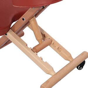 Master Massage Comfort Plus Wooden Kneeling Chair PREFECT FOR Home, Office & Meditation, Cinnamon