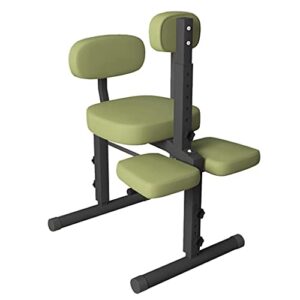 kneeling chairs ergonomic for home office posture corrective angled seat orthopedic rocking improve your posture with an angled seat (color : green)