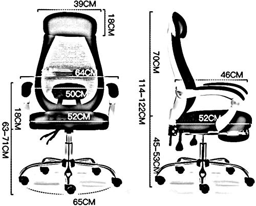 XZGDEN Lightweight Desk Chairs Swivel Chair,Computer Chair Household Lift Chair Ergonomic Swivel Chair Reclining Office Chair Kneeling Chair