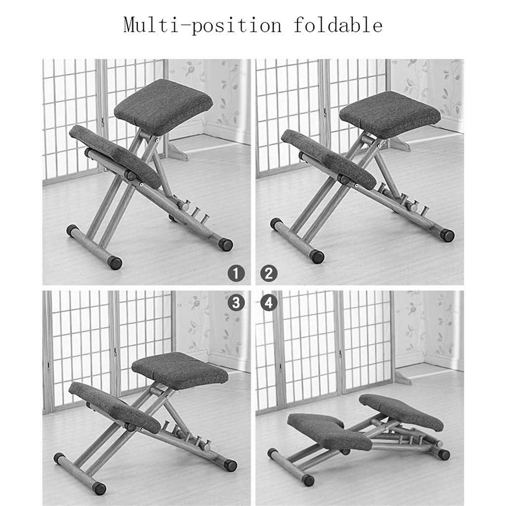 SHIJIANX Kneeling Chair Home Office Chairs Adjustable Orthopedic Chair Anti-humped Student Chair Children's Posture Correction Chair Adult Computer Chair Home Strong Load-Bearing